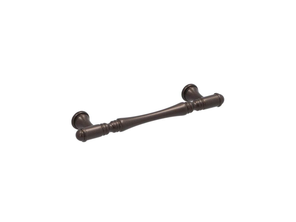 Tirador para muebles de aleación de zinc. Estilo clásico. Distancia entre centros 96. CAMBIO DE HARDWARE Aluminio Marrón