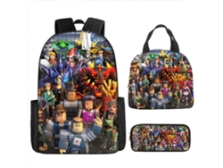 KOHREE Conjunto de tres piezas de mochila Roblox