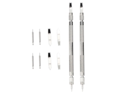 Kit De 2 Herramientas Manuales Para Reparación De Relojes, Horquilla De Doble Punta, Acero Aleado, Para El Reemplazo De Correas De Reloj.