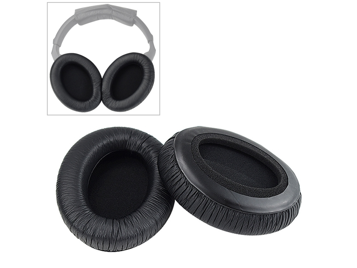 Almohadillas de espuma suave para auriculares Sennheiser HD280 Pro, color negro.