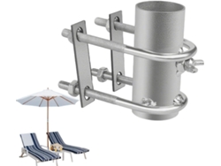 Soporte Para Sombrilla Para Barandilla De Terraza | Soporte Para Sombrilla Con Clip Para Patio Y Balcón - Base Fija