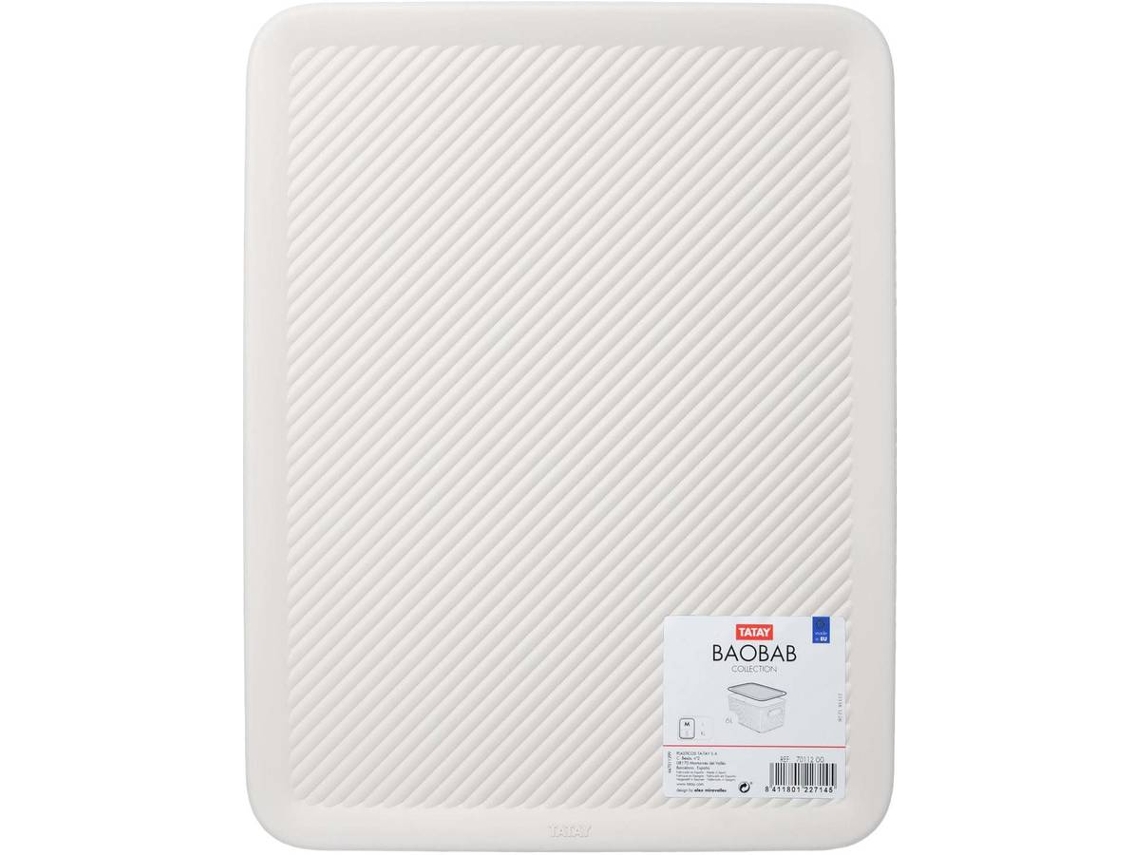 Cesta TATAY Baobab 15-22L (Blanco - Plástico PP05 - 39 x 30 x 0.7 cm)