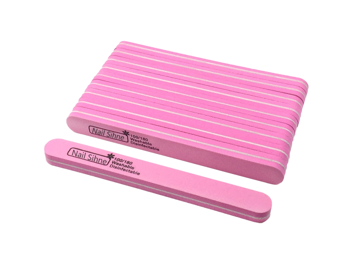 Limas de uñas para uñas acrílicas, limas de doble cara para manicura KOFIHETY