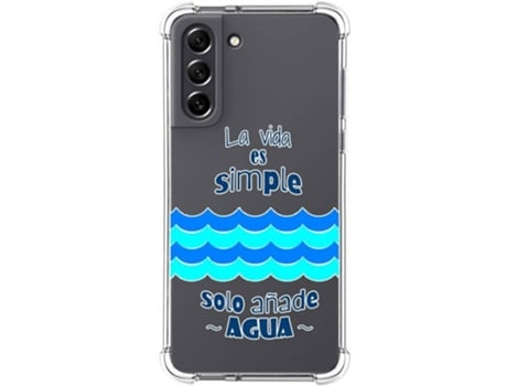 Carcasa Samsung Galaxy S21 FE 5G TUMUNDOSMARTPHONE Agua Multicolor