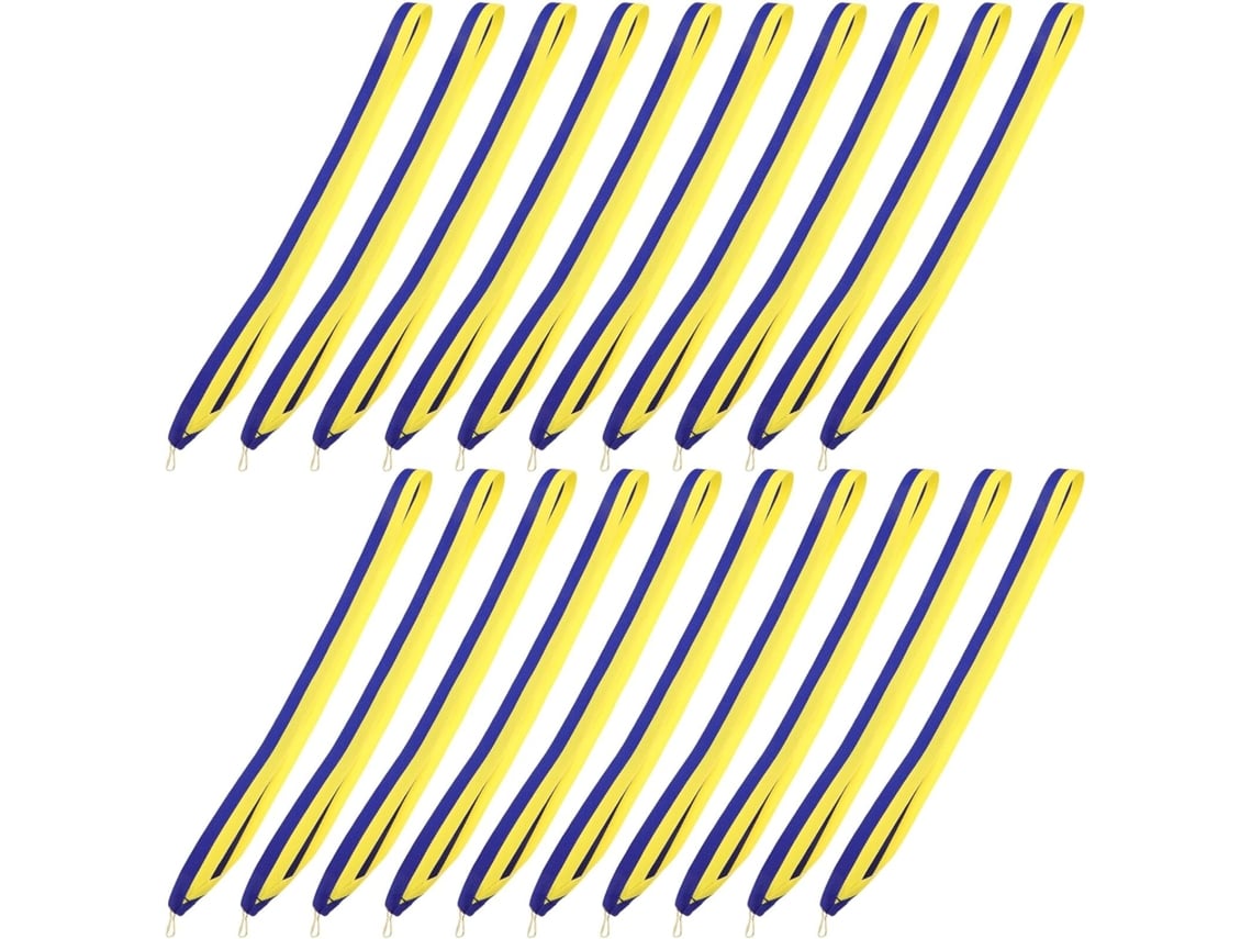 Paquete De 30 Cordones De Poliéster Con Clips De Presión Para Medallas, Cintas Gruesas Y Versátiles.