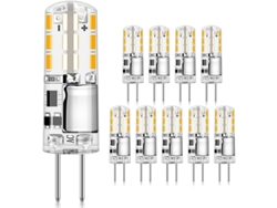 2026altiro-bombilla Led G4, 2w, Blanco Cálido 3000k, 180lm, Reemplaza Bombilla Halógena De 20w, Sin Parpadeo, 12v Ca/cc