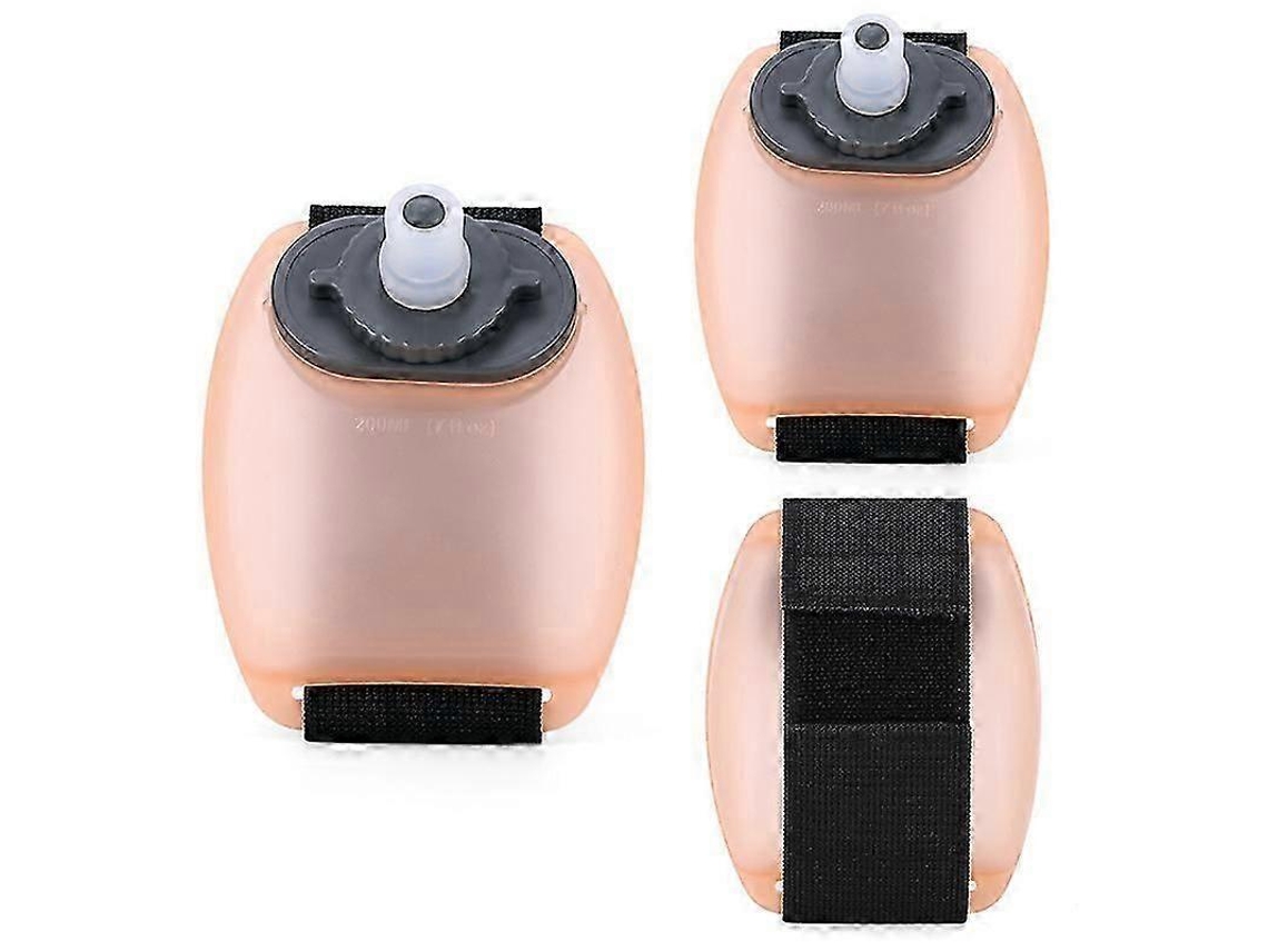 Botella De Agua Portátil Daezery Para Correr, Asa De Muñeca Ajustable, Jarra Deportiva Para Correr, Acampar, Escalar. Rosewell