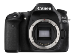 Cámara Réflex CANON EOS 80D SLR 24.2MP (Negro - 24.2  MP - Sensor: APS-C - ISO: 100 a 16000)