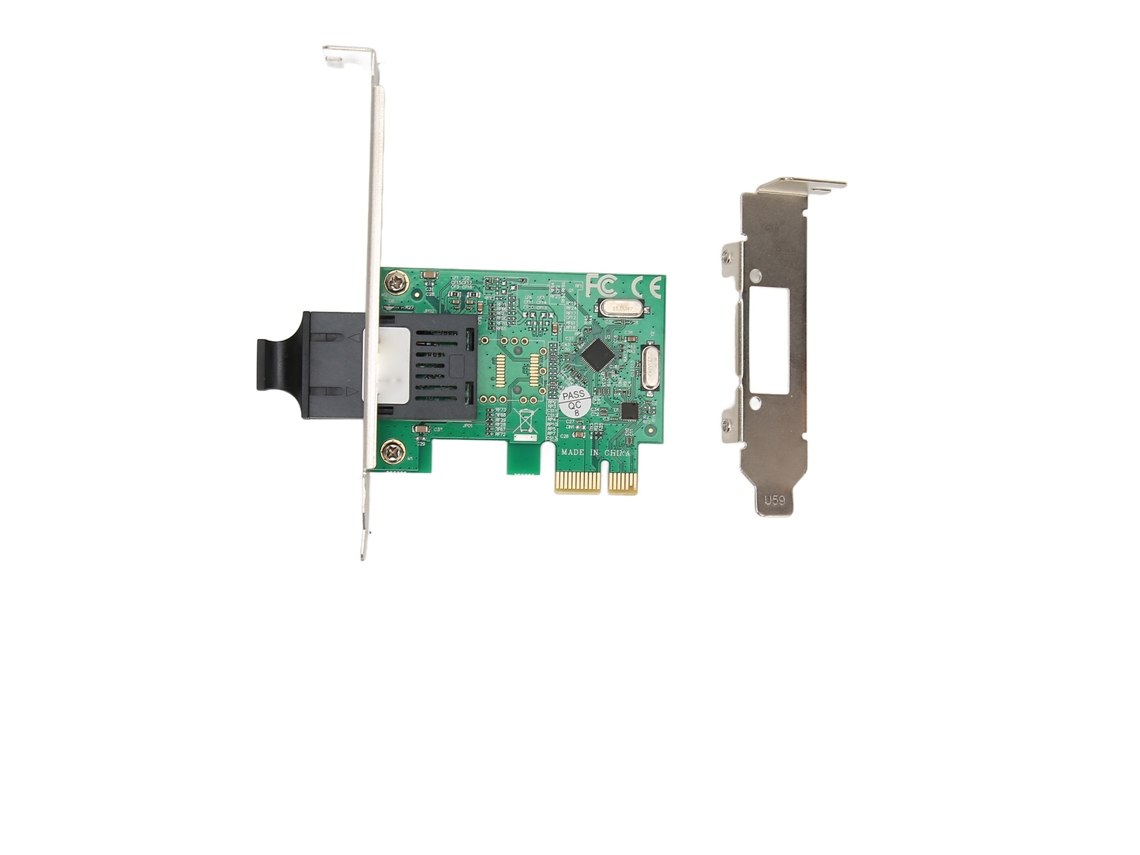 Placa De Rede Pcie X1 Ethernet Adaptador 100mbps Chip Rtl8106e Para Linux Windows Freebsd