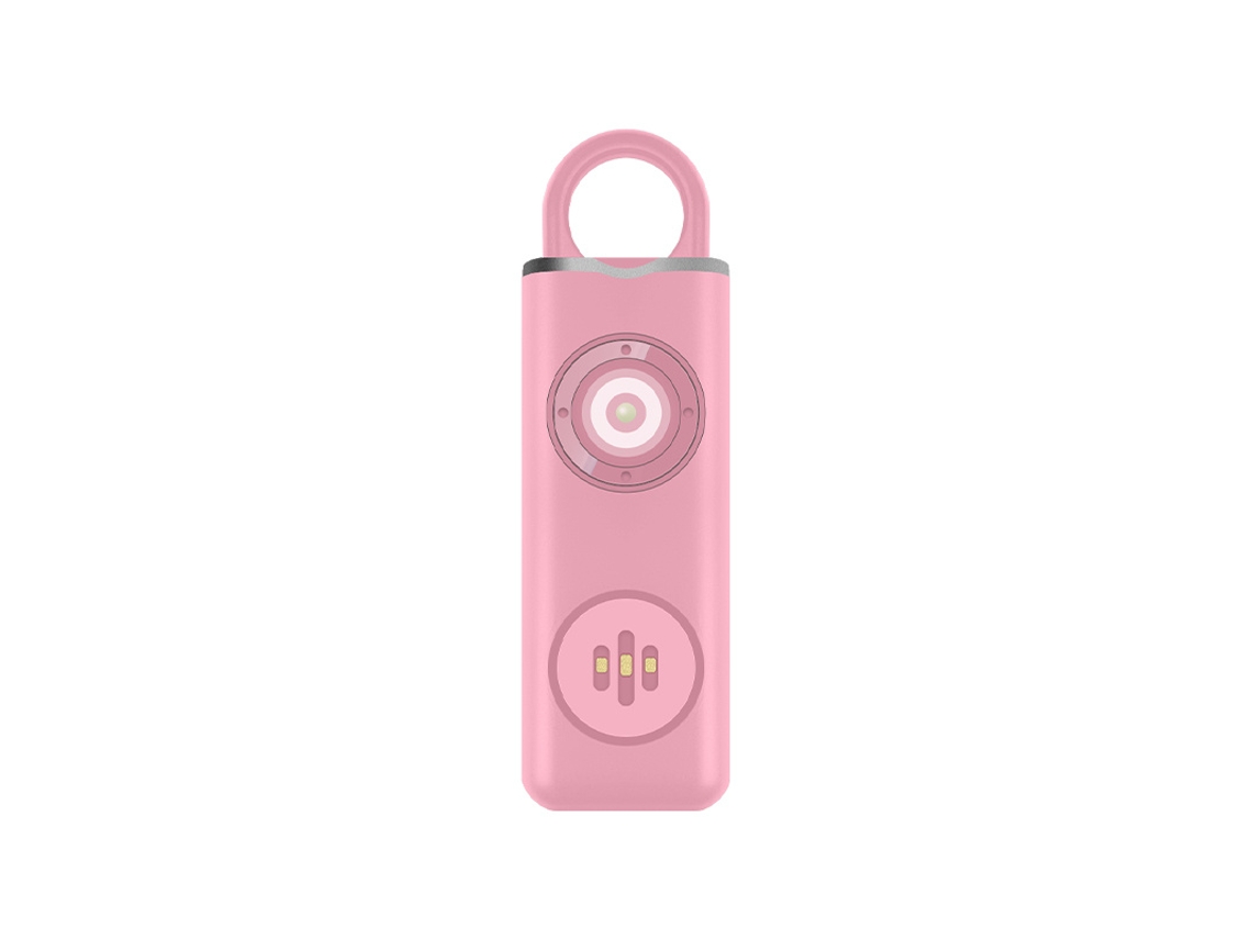 Alarma De Seguridad Personal Para Mujeres: 130 Decibelios, Luz Estroboscópica Y Llavero, Todo En Uno., Resistente, Uso Multifuncional