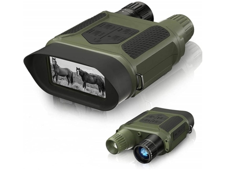 Binoculares de visión nocturna con pantalla LCD Cámara digital Infrarrojos IR Visión nocturna Foto dual Grabación de video Par - Negro YIZHOOD
