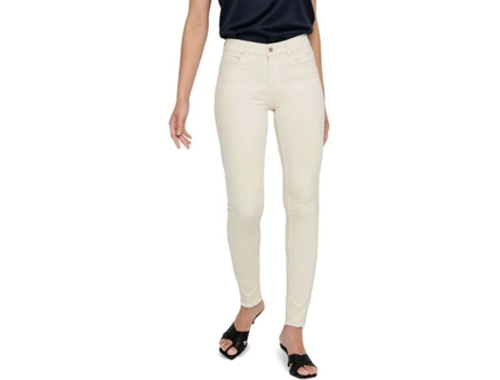 Pantalones Vaqueros ONLY Blush Life Algodón Mujer (M32 - Beis)