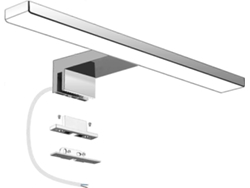 Rebe-lámpara Espejo Baño Led 6w 230v 600lm Ip44 Impermeable 30cm 4000k Sin Parpadeo Instalación Fácil Clamp O Pared