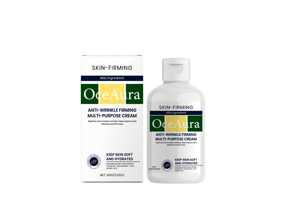 Crema antiarrugas multifuncional para el cuidado facial