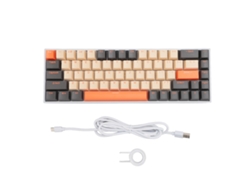 Baoj-2026novoteclado Mecânico Com Tecla Azul Switch 60% 68 Chaves