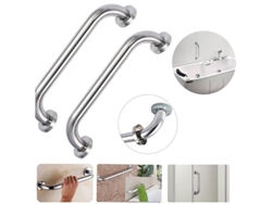 Mango de ducha de acero Jortmrd de 20 cm para toalla de baño