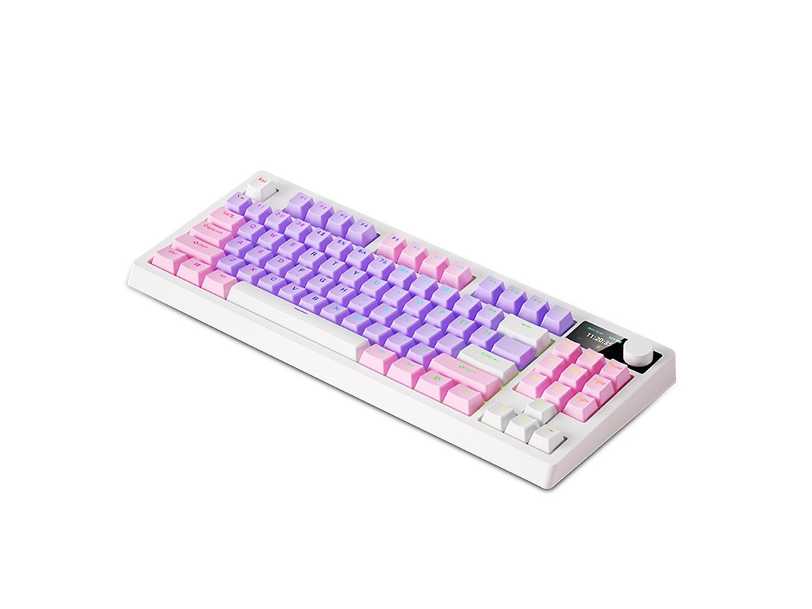 Teclado mecánico inalámbrico K87 Teclado mecánico RGB Conectividad de tres modos 18 luces Ly Ebike