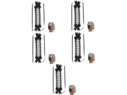 Lot De 5 -têtes Lolita En Dentelle Pour Mujer -tête Cosplay Épingle À Cabello Fête