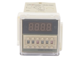 2026dz-relé Temporizador Digital Dh48s-2z Pantalla Lcd Duradero 8 Pines 0.1s-99h 24vac/dc
