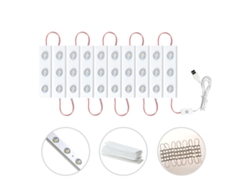 Rebe-bombilla Para Espejo De Maquillaje Con Luz Suave, Regulable Sin Escalas, Interruptor De Barrido Y Usb (10 Bombillas)