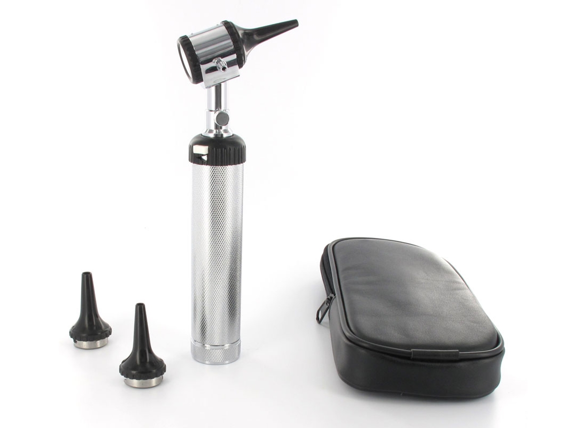 Otoscopio halógeno de color Parker con tornillo negro Medical Devices Pvt. Limitado.