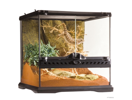 Terrario de vidrio para reptiles EXO TERRAMini/Wide, 27L, 30x30x30cm
