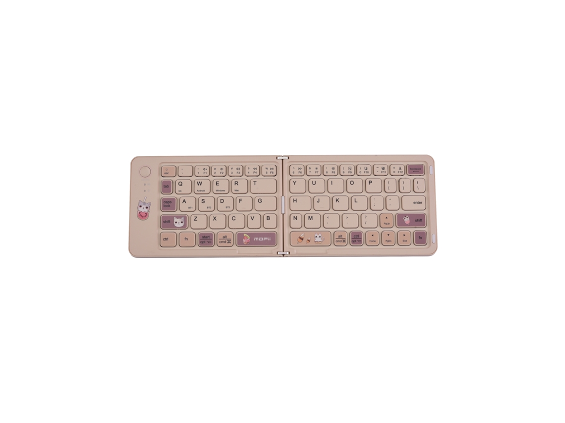 Mini teclado plegable portátil con Bluetooth inalámbrico