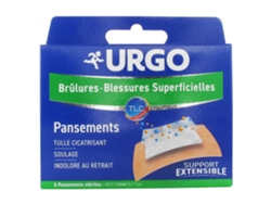 Curativo Quemaduras Heridas Superficiales 6 Estériles Pequeño Formato 5 X 7 Cm URGO