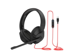 Auriculares Supraaurales Con Cable Usb, Micrófono Dual Y Cancelación De Ruido (enc) Para Microsoft Teams.