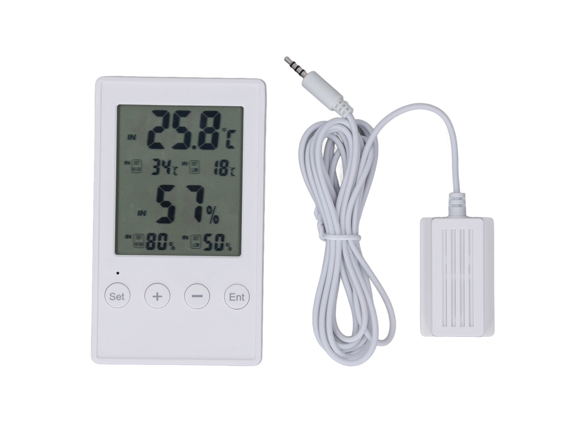 Termómetro digital inalámbrico LCD para piscinas, precisión de 0,1 ℃, resistente al agua.