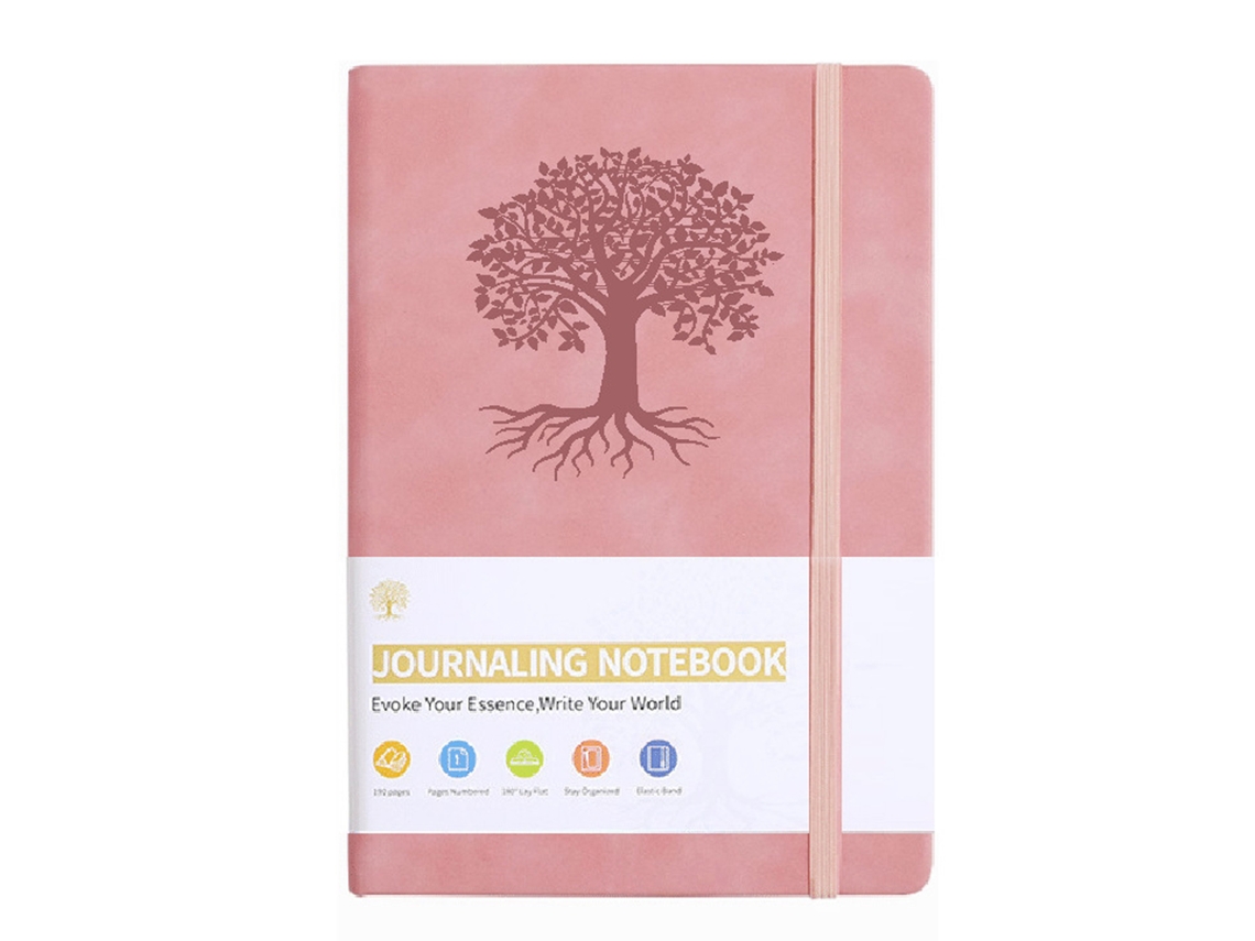 MEOIRUERY Cuaderno de diario con cubierta dura de cuero vegano, Cuaderno de diario plano de colocación Papel grueso de 160 hojas de tamaño A5 Pad de escritura p