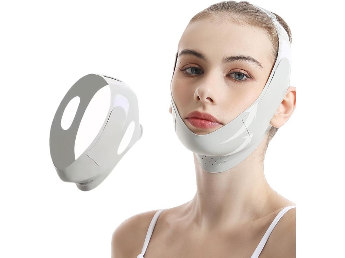 Mascarilla Reutilizable En Forma De V, Vendaje Facial Para Levantar La Papada, Línea V Helada