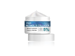 Crema antiarrugas con retinol para una piel sana y joven.