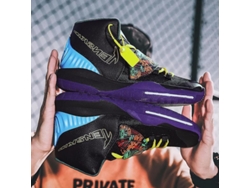 2026-zapatos Deportivos De Baloncesto Adolescentes Antideslizantes Altos Transpirables Protección Tobillo Jwb 36 Negro