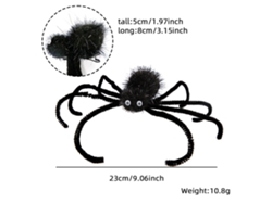 2 Peças Halloween Grampo De Cabelo De Aranha De CHRUI Preto