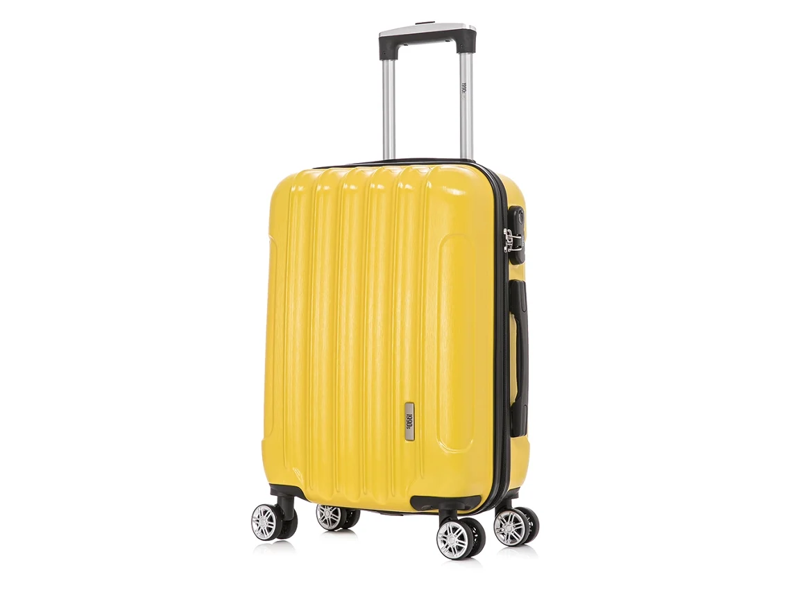 Maleta de Cabina 1990S Semirígida 4 Ruedas Amarillo (55x39x21 cm - 45L)