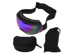 Gafas De Esquí Con Lentes Magnéticas Antifog, Lentes Intercambiables De Doble Capa Para Hombres Y Mujeres Azul