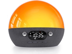 Despertador Sunrise con altavoz Bluetooth y ruido blanco para ayudarte a dormir (gris)