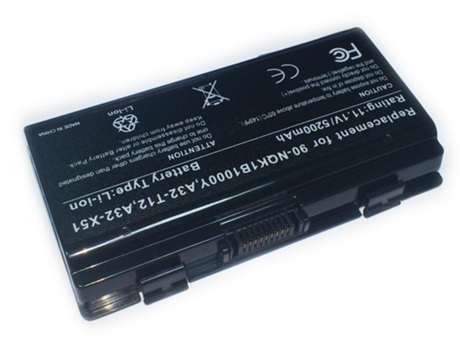 Bateria Asus 4400Mah T12,T12C,T12Er,X51H,X51L,X51R