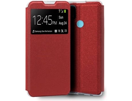 Carcasa Alcatel 1S COOL Flip Cover Rojo