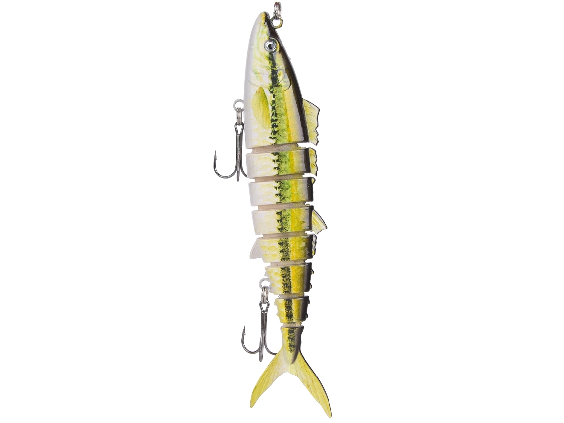 Señuelo De Pesca Artificial Con Anzuelo N.° 3, Hundimiento Rápido, Abs Multiseccional, Para Agua Dulce Y Salada.
