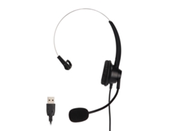 Auriculares Mono Usb Para Negocios H360d-usb Con Cancelación De Ruido, Color Negro.