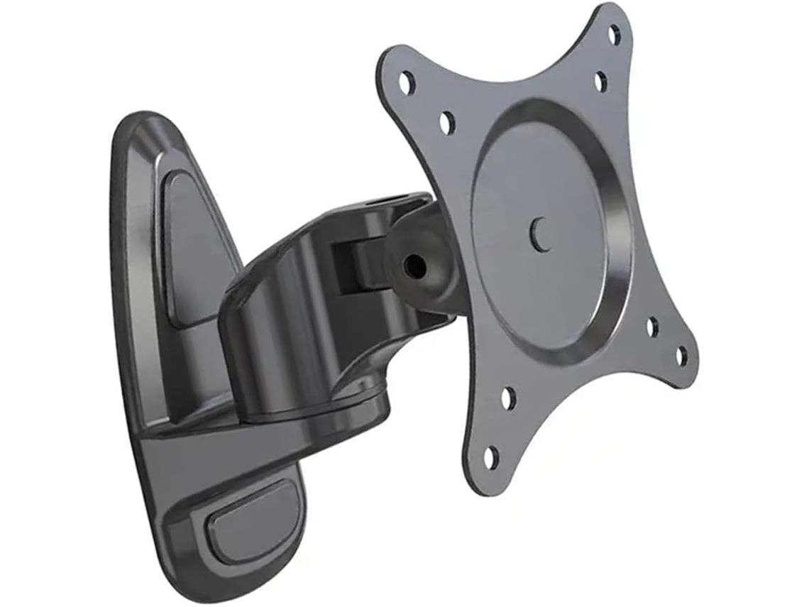 Soporte De Pared Que Ahorra Espacio, Compatible Con Pantallas De 17 A 27 Pulgadas, Con Construcción De Aluminio Duradera.