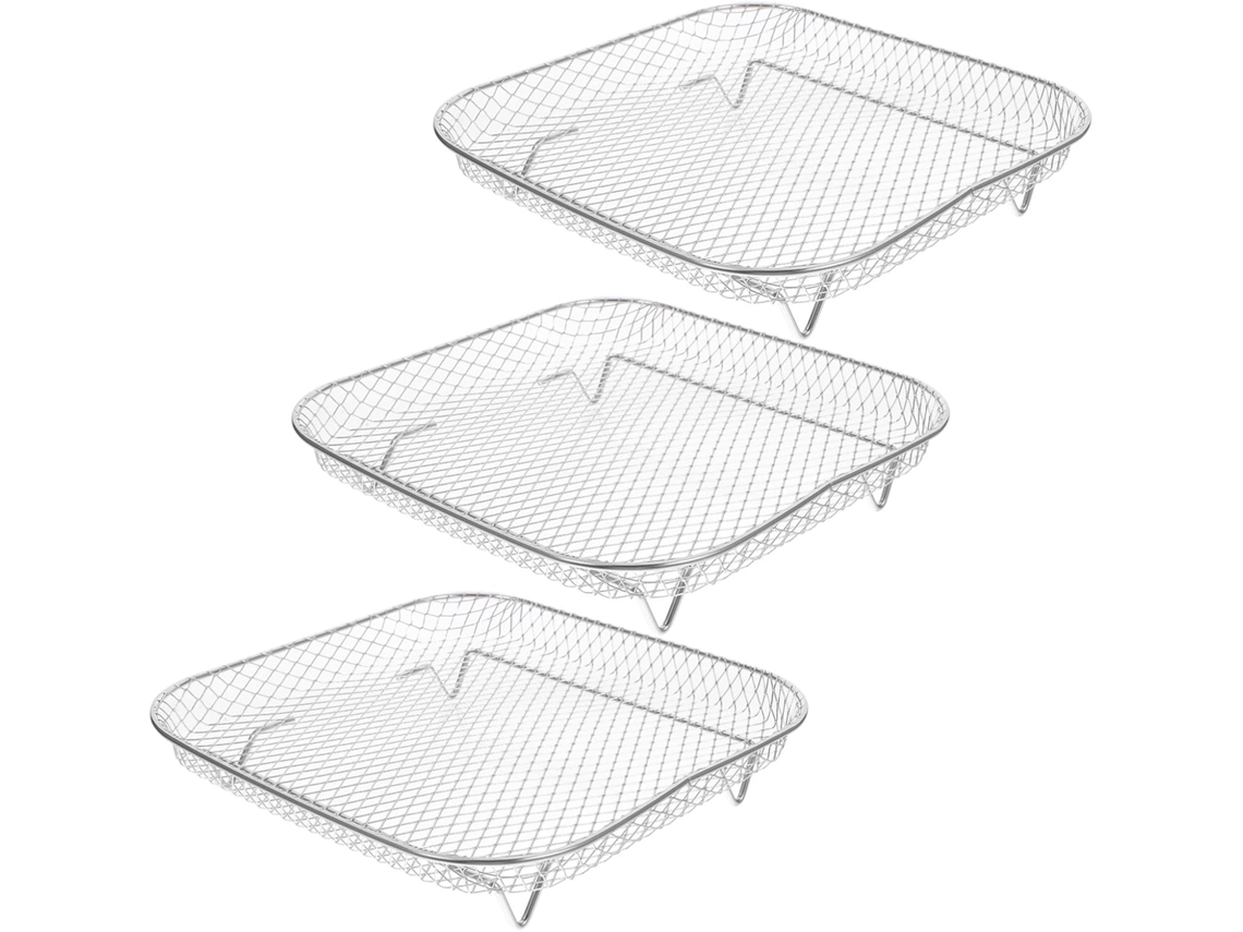 3 Cesta De Freír Acero Inoxidable Para Una