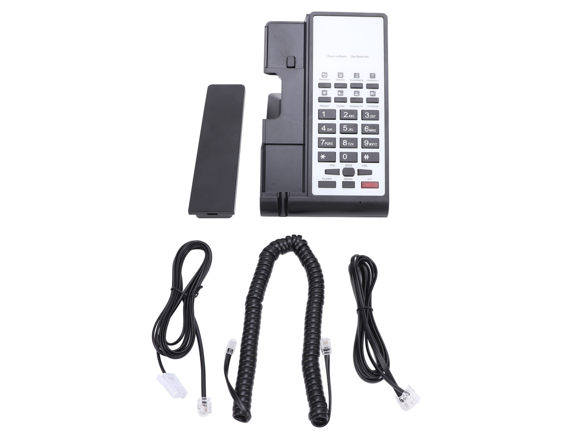 Telefone Fixo Com Fio Controle De Volume Voz Clara Chamada Handsfree Para Casa Hotel Escritório