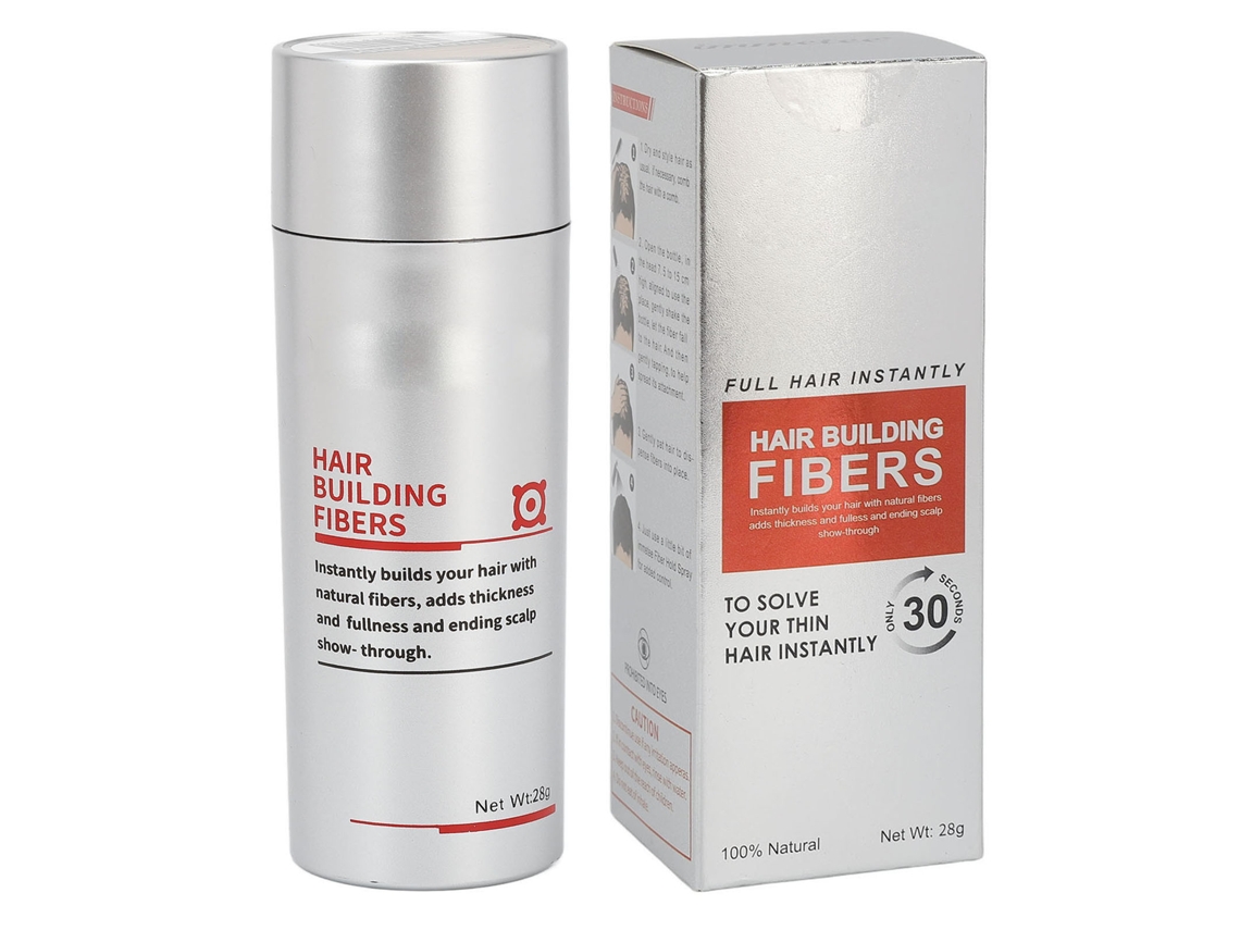 Fibras Capilares Instantáneas Para Cabello Delgado 28g Relleno Fino Hacerlo Más Grueso Amarillo