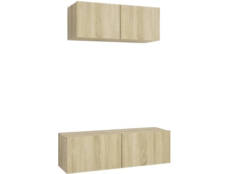 Conjunto 2 de muebles de salón VIDAXL roble Sonoma