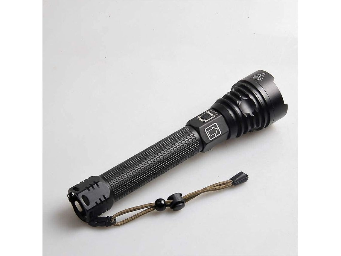 Linterna Led Recargable E Impermeable Ultra Potente De 2025 Lúmenes Con 6000 Lúmenes Y Zoom.