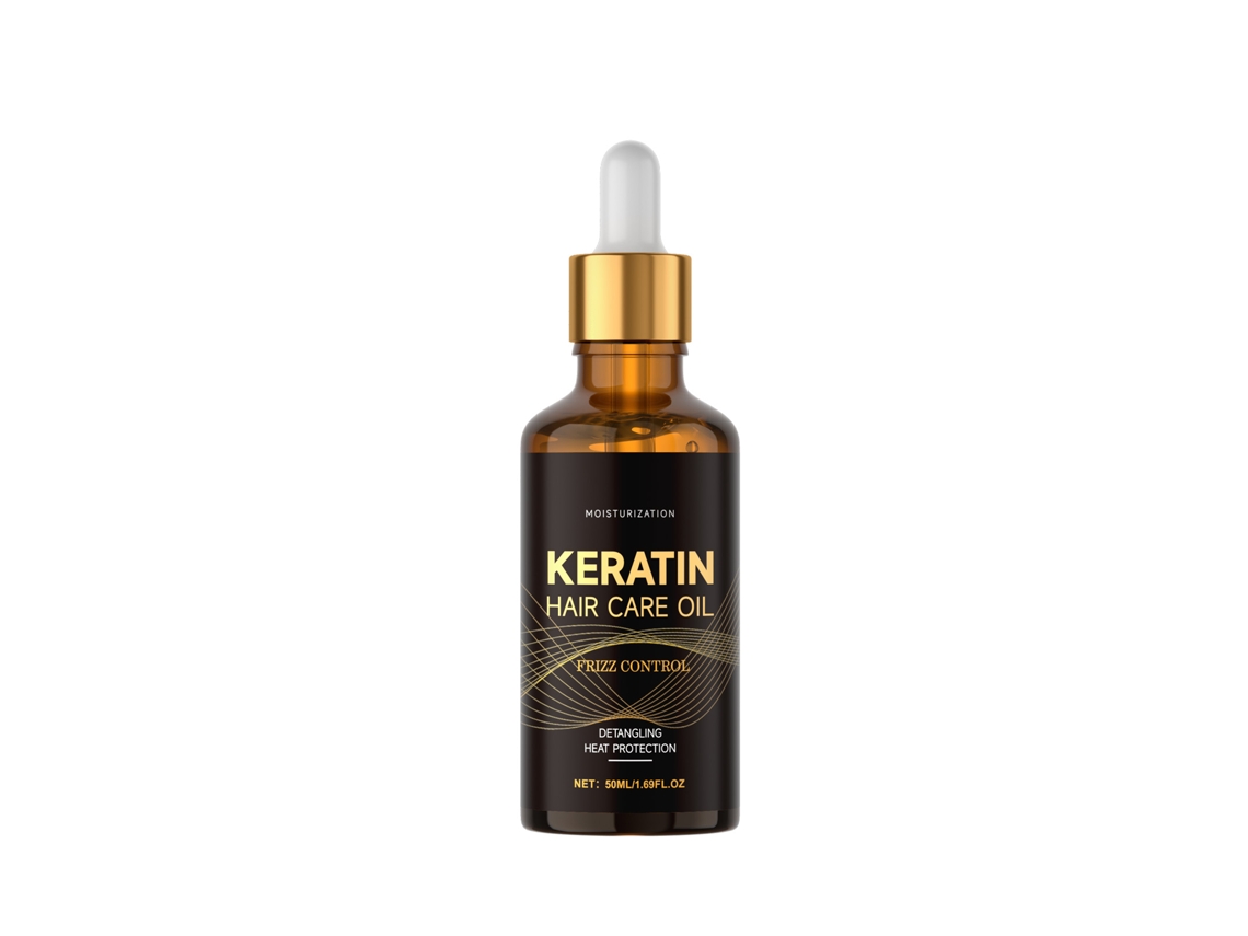 Aceite esencial para el cabello con queratina para el cuidado del cabello.