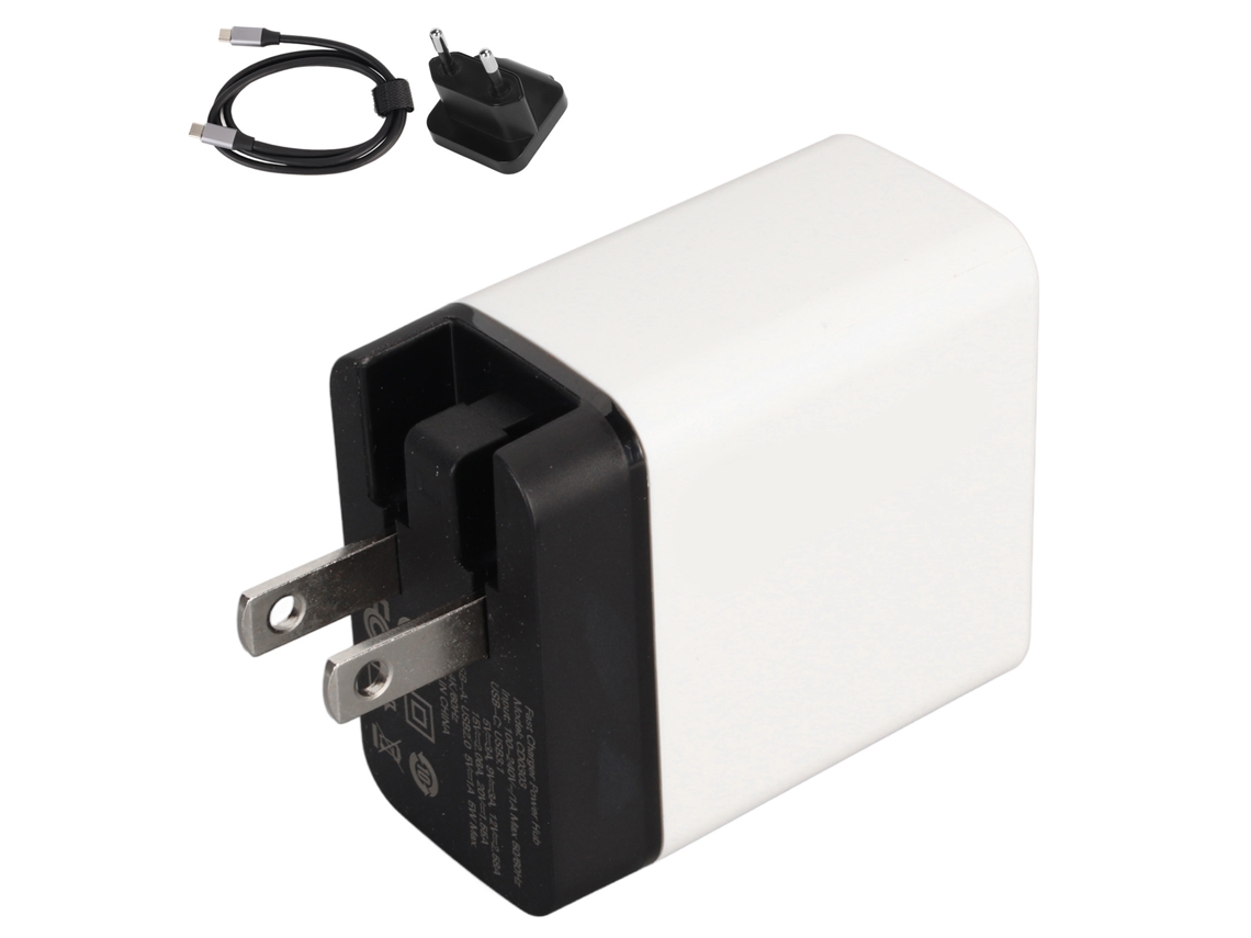 Cargador Rápido Gan Pd 36w Hdmi Conmutador 3 En 1 Dock Portátil Estación De Enchufe Plegable